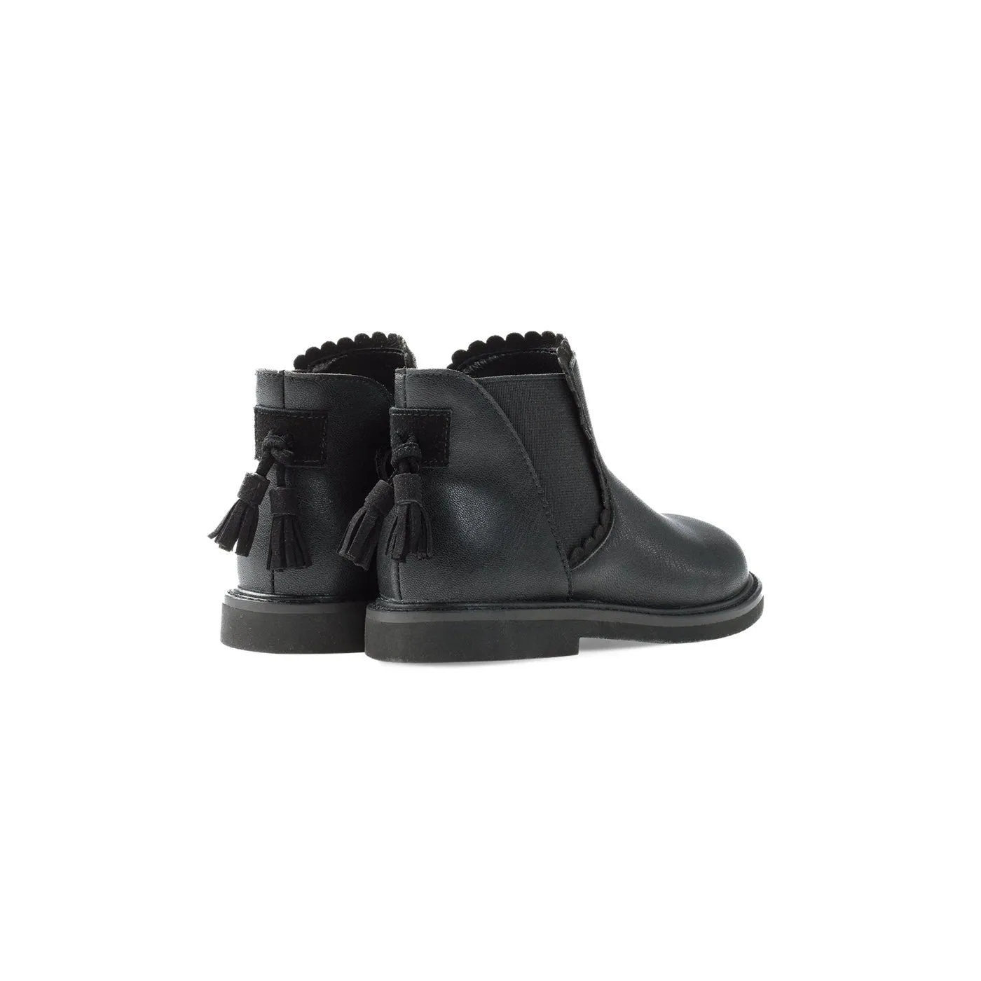 Tessel Tail Kids Black Chelsea Boots