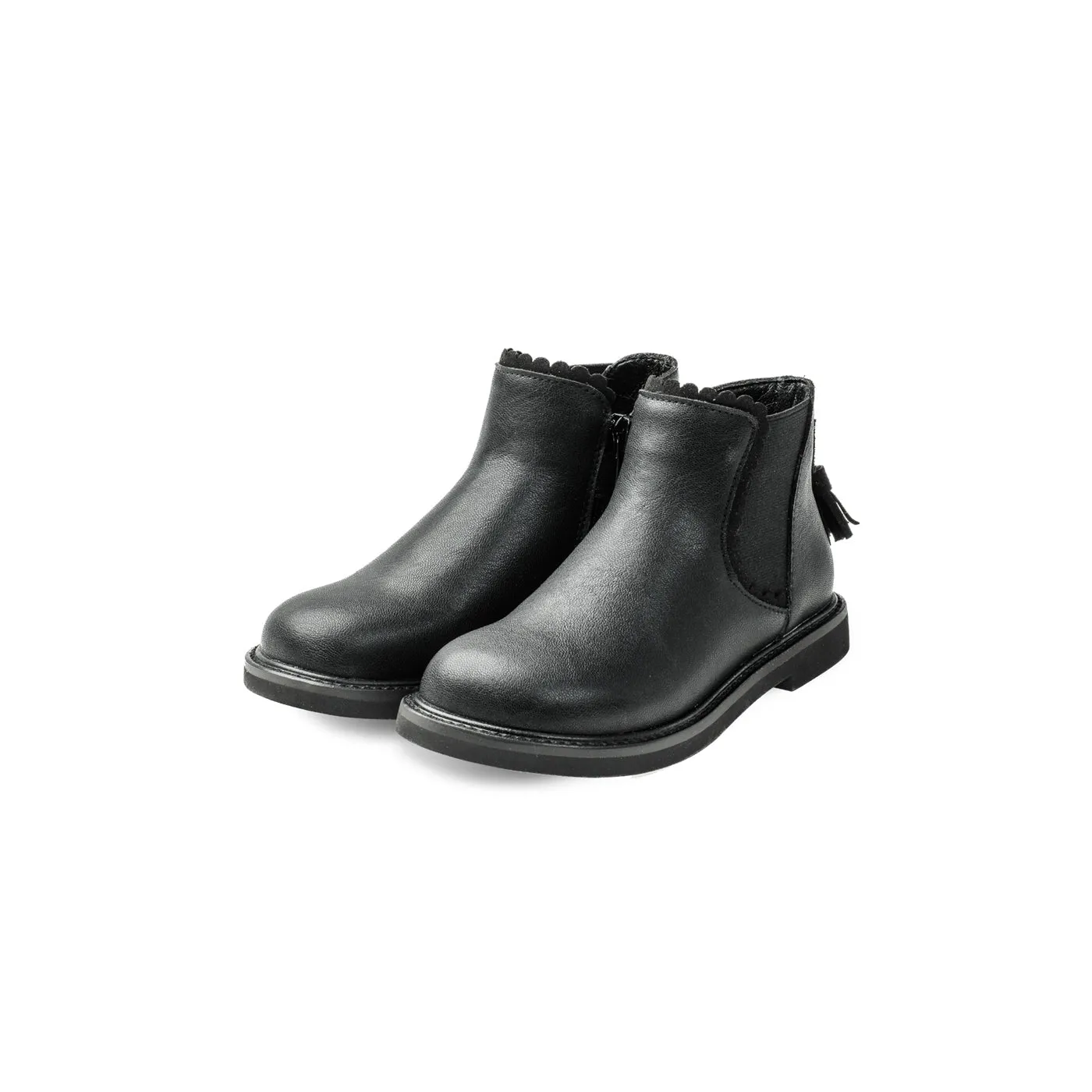 Tessel Tail Kids Black Chelsea Boots