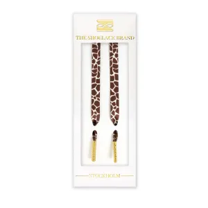 The Shoelace Brand - Classic Giraffe Shoelaces (120cm)