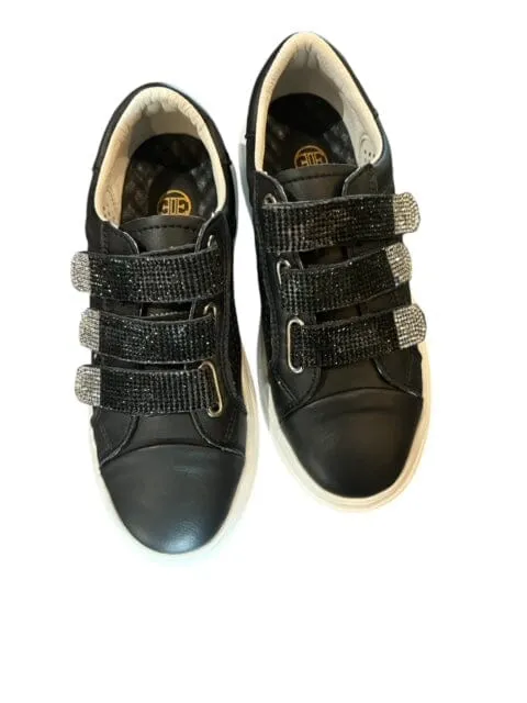 VELCRO BLING BLACK RUNNERS